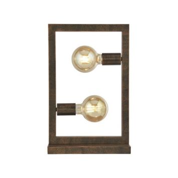 Searchlight Rusted Metal Table Lamps