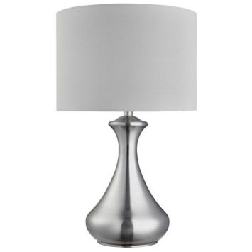Searchlight Silver Table Lamps