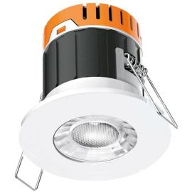 Aurora EN-DE5/40 E5 White IP65 4.5W 4000K Fixed Fire Rated TRIAC Dimmable LED Downlight image