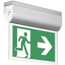 Aurora EN-EMLED21ST EMPac 3.3W 1-8hr Maintained-Non Maintained LED Ceiling Mount Emergency Exit Sign Self Test image