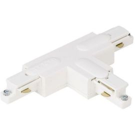Aurora #GB36-3 White 250V Global T Connector Single Circuit Track, Outside Polarity image