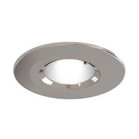 Ansell AEFRD/IP65/SC Edge Satin Chrome 50W GU10 IP65 90mm Fire Rated Downlight image
