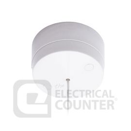 BG Electrical 801 White 6A 1 Way Ceiling Switch 1.5m Cord image