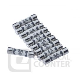 BG Electrical F103 3A Fuses (10 Pack, 0.27 each)