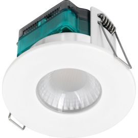 Luceco EFTF5W40 FType Essence White IP65 5W 550lm 4000K 90mm Dimmable Fire-Rated LED Downlight image