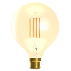 BELL Lighting 01436 4W 2000K BC B22 Amber Vintage Globe LED Lamp