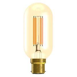 BELL Lighting 01438 4W 2000K BC B22 Amber Vintage Tubular LED Lamp