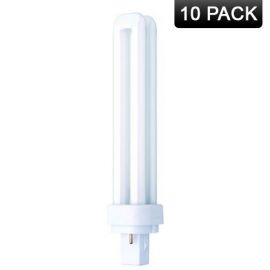 Crompton Double Turn D Type Lamp 26W - G24d-3 2 Pin Cap Cool White (10 Pack, 1.33 each) image