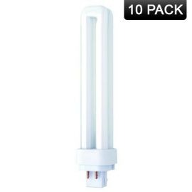 Crompton Double Turn DE Type Lamp 26W - G24q-3 4 Pin Cap White (10 Pack, 1.33 each)