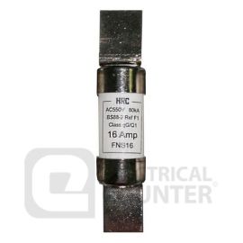 Deligo FNS16  Offset Bladed Tag F1 Type HRC NS16 Fuse 16A image