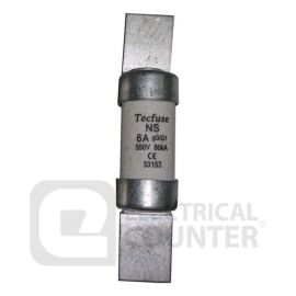 Deligo FNS6  Offset Bladed Tag F1 Type HRC NS6 Fuse 6A image