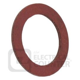 Deligo FW25 Pack of 100 Red Fibre Washers for use with Brass Glands 25mm (100 Pack, 0.17 each)