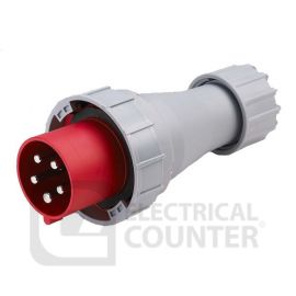 Deligo P415-63W  Red Industrial Speed Fit Five Pin Plug IP67 63A 415V image