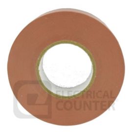 Deligo PT33BR  Brown Nylon PVC Insulation Tape 33m image