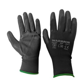 Deligo SPU10  Black Seamless Nylon PU Gloves - Size 10 image