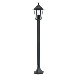 Laterna 4 Black Outdoor Lantern Post Light 60W E27 IP44 1000mm