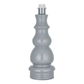 Endon Lighting 100166 Provence Pale Grey Ceramic IP20 10W E27 Table Lamp Base