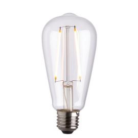 Endon 77106 2W 210lm 2200K E27 Filament Pear LED Lamp image