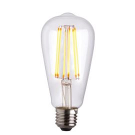 Endon 93025 6W 600lm 1800K E27 Filament Pear LED Lamp image
