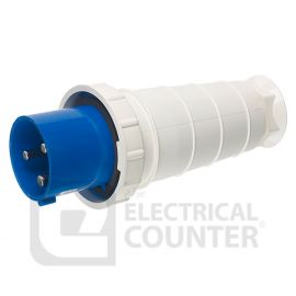 230V 2 Pole + E 125A Industrial Plug IP67