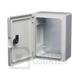 Europa PBE4030016 IP65 IK09 400x300x165mm Plain Door Insulated ABS Plastic Enclosure image
