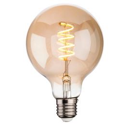 Firstlight 7664 4W 2700K E27 Amber Glass Vertical Filament Vintage LED Lamp image