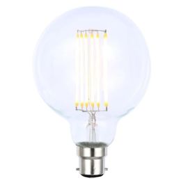 Forum INL-G95-LED-BC-CLR 6W 2200K G95 Clear Dimmable LED BC Vintage Globe Lamp image