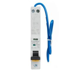 FuseBox AFDD061030B 10A 30mA 6kA Type-A B-Curve 1P-N Pole Arc Fault Detection Device RCBO image