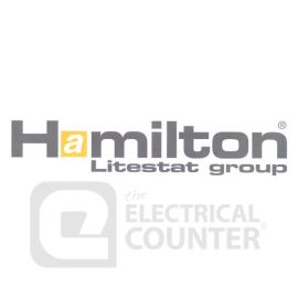 Hamilton 89C4XLEDITB100 Sheer CFX Antique Brass 4 Gang 100W 2 Way LED Push Dimmer Switch image
