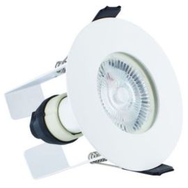 Integral LED ILDLFR70D003-3 Pack of Evofire White IP65 70mm Round Fire Rated Downlight with GU10 Holder and Insulation Guard (3 Pack, 5.70 each) image