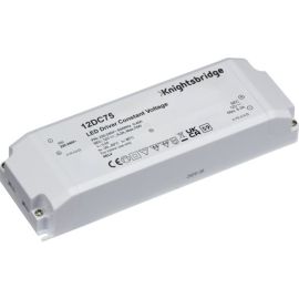 Knightsbridge 12DC75 IP20 12V 75W DC Constant Voltage LED Driver