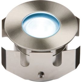 Knightsbridge 1IPB Stainless Steel IP68 1W Blue 60mm LED Decking Light