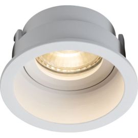 Knightsbridge DIA1FRW Dipa White IP20 1x 10W Max 78mm LED GU10 Fixed Round Anti-Glare Downlight