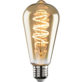 Knightsbridge ST4ESDA Amber 4W 225lm 1800K Dimmable LED E27 ST64 Spiral Filament Lamp