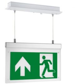 Hera 3W Running Man Wall/Ceiling Mounted LED Sign inc. UP Arrow Legend