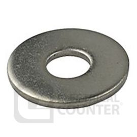 Olympic 086-195-012 BZP Steel Mudguard Repair Washers M6 25mm (100 Pack, 0.04 each) image