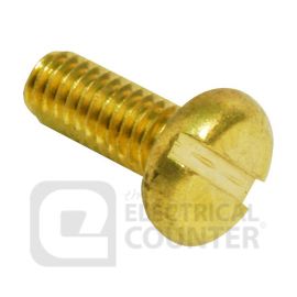 Olympic Fixings 216-355-005 Brass M4 Machine Screws 6mm  (100 Pack, 0.05 each) image