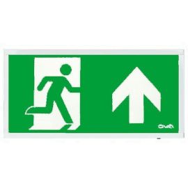 Ovia OEC4-U-W IP20 3W Maintained Emergency Up Exit Sign