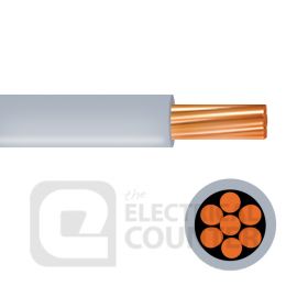 Pitacs 6491B10.0GR-100m Grey Single Core Low Smoke, Zero Halogen 6491B 10.0mm Cable - 100m image