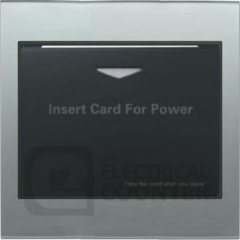 Energy Key Card Saver, Black Glass Finish with Chrome Surround image