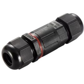 Saxby 90131 Inline Black Straight IP68 Connector
