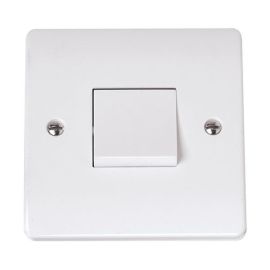 Click CCA021 Curva White Plastic 10A 3 Pole Isolation Switch
