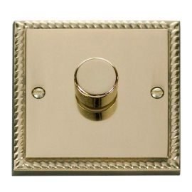 Click GCBR161 Deco Georgian Style 1 Gang 100W 2 Way LED Dimmer Switch image