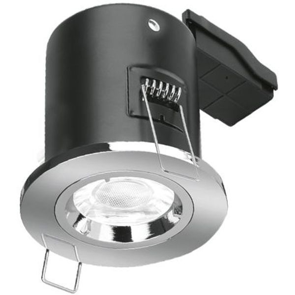 Aurora EN-FD101PC EFD Polished Chrome IP20 75mm GU10 Fire Rated Compact Downlight