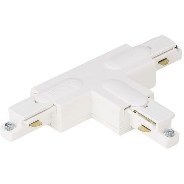 Aurora #GB36-3 White 250V Global T Connector Single Circuit Track, Outside Polarity
