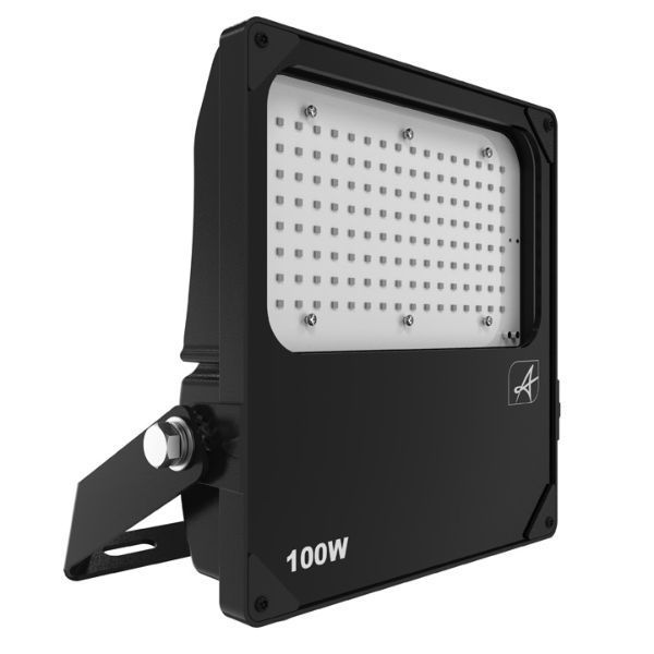 Ansell AAZLED100 Aztec Black 100W LED 14800lm 5000K IP66 Symmetrical Floodlight