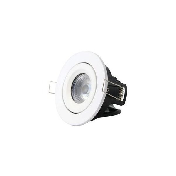 IP20 Dimmable Tilt Fire Rated Downlight 4000K 8W