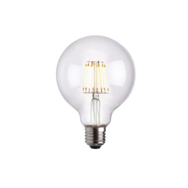 Endon 93023 6W 600lm 2700K E27 Filament Globe LED Lamp