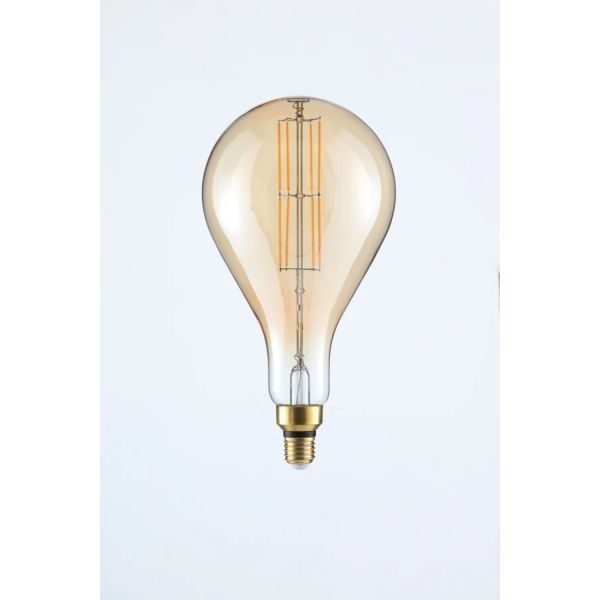 Forum INL-34029-AMB 6W 2000K A165 E27 Dimmable Amber Vintage Filament LED Lamp