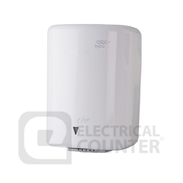 Hyco ELLW White Elipse High Performance Automatic Hand Dryer 1.55kW